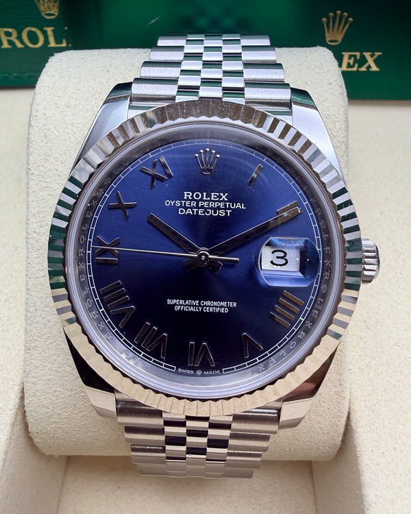 2026 Rolex Datejust 41MM Blue Dial Jubilee Bracelet (126334)