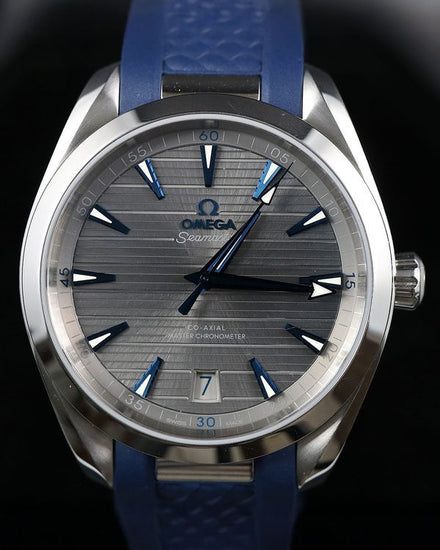 2019 Omega Seamaster Aqua Terra 150M Grey Dial Rubber Strap (220.12.41.21.06.001)