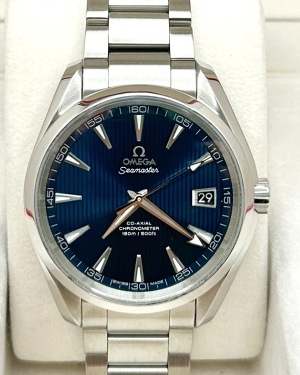 2014 Omega Seamaster Aqua Terra 150M 41.5MM Blue Dial Steel Bracelet (231.10.42.21.03.001)