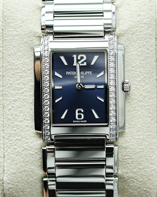 Patek Philippe Twenty-4 30MM Quartz Blue Dial Steel Bracelet (4910/1200A-001)