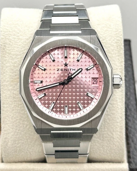 2023 Zenith Defy Skyline 36MM Pink Dial Steel Bracelet (03.9400.670/18.I001)