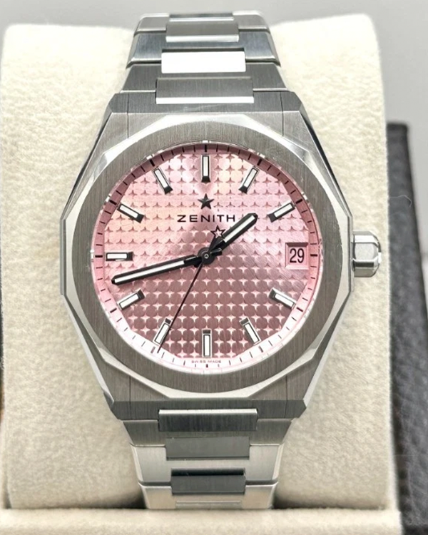 2023 Zenith Defy Skyline 36MM Pink Dial Steel Bracelet (03.9400.670/18.I001)
