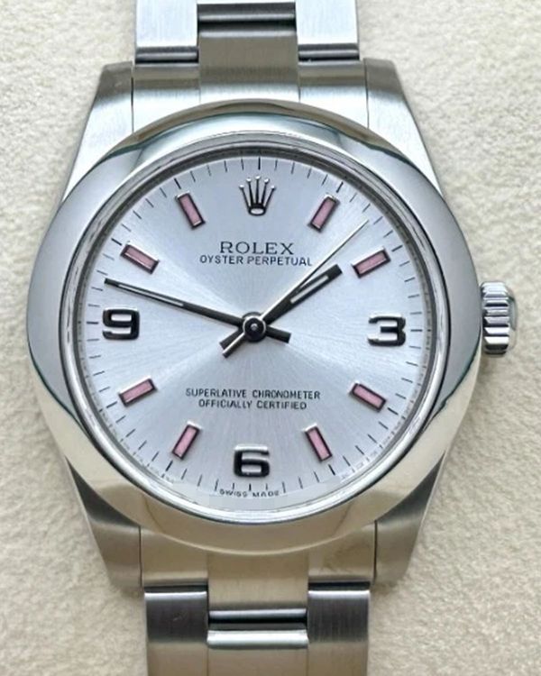 2011 Rolex Oyster Perpetual 31MM Silver Dial Oyster Bracelet (177200)
