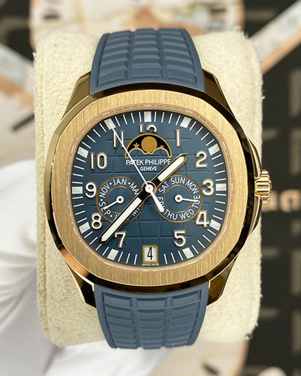 Patek Philippe Aquanaut Luce 40MM Blue Dial Rubber Strap (5261R-001)