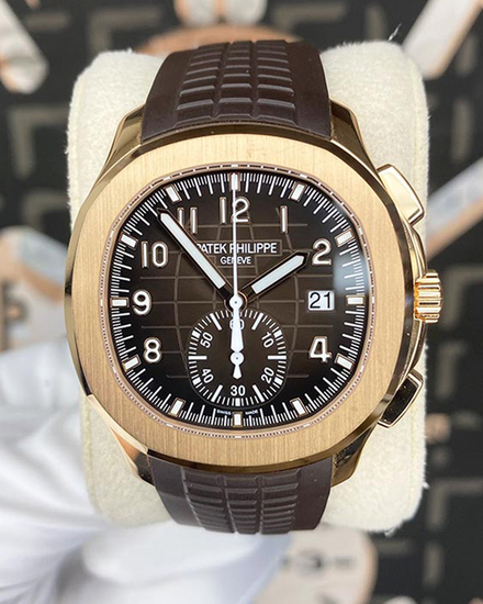 Patek Philippe Aquanaut 42MM Brown Dial Rubber Strap (5968R-001)