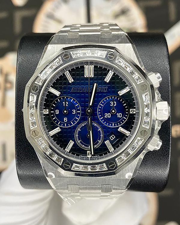 Audemars Piguet Royal Oak 38MM Blue Dial White Gold Bracelet (26715BC.ZZ.1356BC.01)