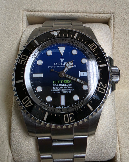 2021 Rolex Sea-Dweller Deepsea "James Cameron" 44MM Blue Dial Oyster Bracelet (126660)