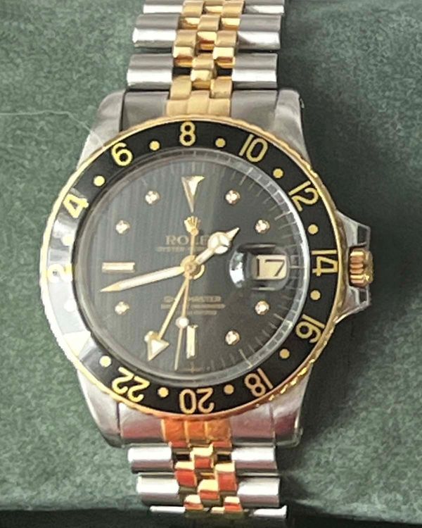 1972 Rolex GMT-Master 40MM Black Dial Two-Tone Jubilee Bracelet (16753)