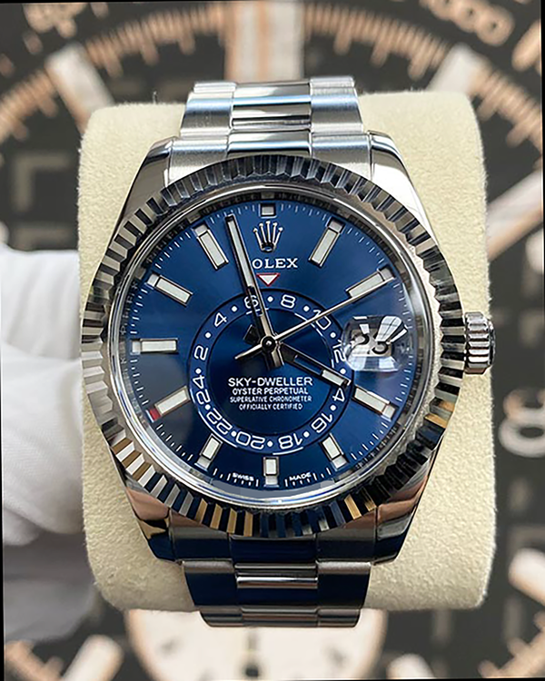 Rolex Sky-Dweller 42MM Blue Dial Oyster Bracelet (326934)