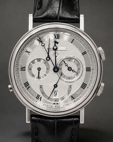 2017 Breguet Classique Reveil Du Tsar 39MM Silver Dial Leather Strap (5707BB/12/9V6)