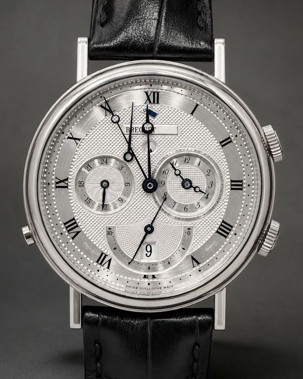 2017 Breguet Classique Reveil Du Tsar 39MM Silver Dial Leather Strap (5707BB/12/9V6)