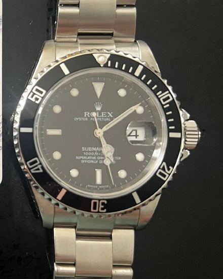 2007 Rolex Submariner Date 40MM Black Dial Oyster Bracelet (16610LN)