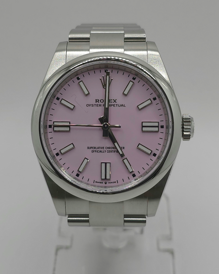 2026 Rolex Oyster Perpetual 41MM Pink Dial Oyster Bracelet (134300)