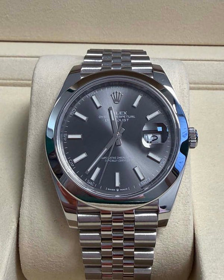 Rolex Datejust 41MM Slate Dial Jubilee Bracelet (126300)