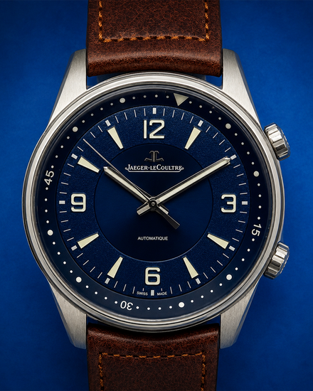 2021 Jaeger-LeCoultre Polaris 41MM Blue Dial Leather Strap (Q9008480)