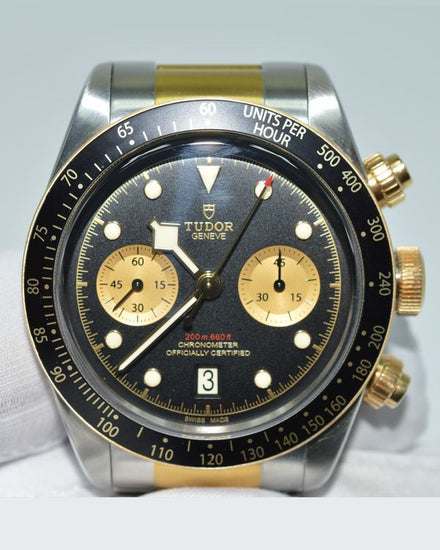 2020 Tudor Black Bay Chrono S&G 41MM Black Dial Two-Tone Bracelet (79363N)