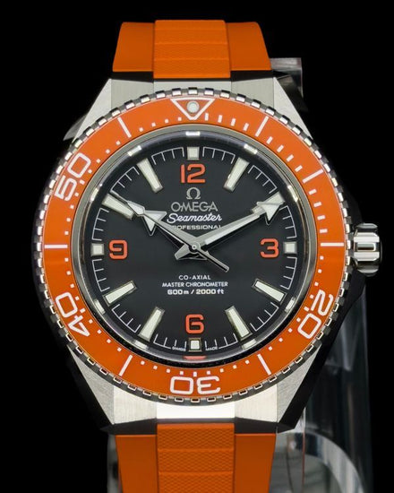 2025 Omega Seamaster Planet Ocean 600M 42MM Black Dial Rubber Strap (217.32.42.21.01.004)