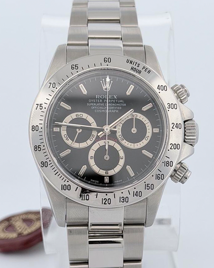 1999 Rolex Cosmograph Daytona 40MM Black Dial Oyster Bracelet (16520)