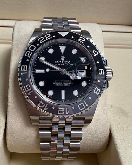 2026 Rolex GMT-Master II "Bruce Wayne" 40MM Black Dial Jubilee Bracelet (126710GRNR)