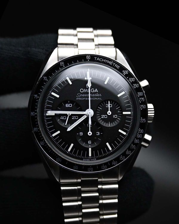 2024 Omega Speedmaster Professional Moonwatch 42MM Black Dial Steel Bracelet (310.30.42.50.01.001)