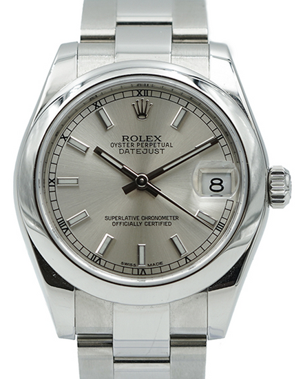 2019 Rolex Datejust 31MM Silver Dial Oyster Bracelet (178240)