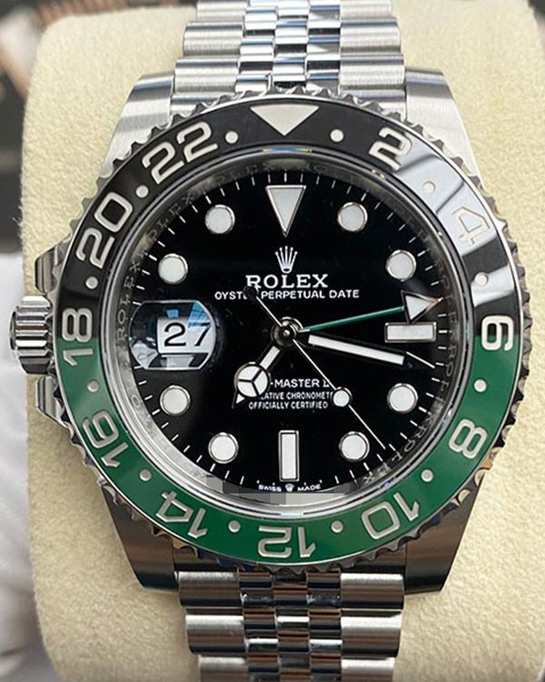 Rolex GMT-Master II “Sprite” 40MM Black Dial Jubilee Bracelet (126720VTNR)