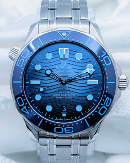 2025 Omega Seamaster Diver 300M "Summer Blue" 42MM Blue Dial Steel Bracelet (210.30.42.20.03.003)