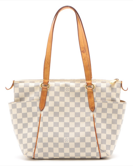 Louis Vuitton Damier Azur Totally PM Small Blue/Beige Canvas Gold-Tone Hardware (N51261)