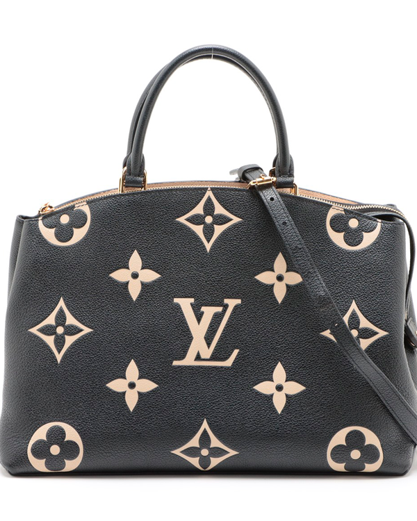 Louis Vuitton Leather  Monogram Empreinte Grand Palais Gold-Tone Hardware Leather Strap (M45842)