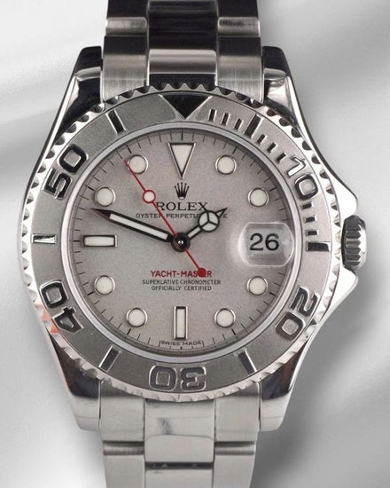 1999 Rolex Yacht-Master 35MM Silver Dial Oyster Bracelet (168622)