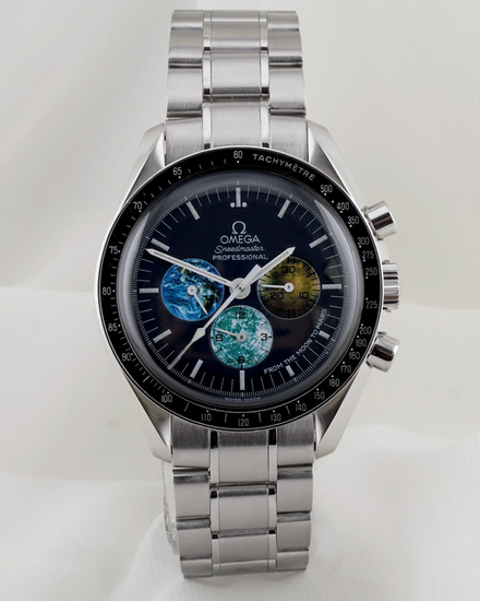 Omega Speedmaster Professional Moonwatch "From Moon To Mars" 42MM Black Dial Steel Bracelet (3577.50.00)