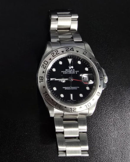 2004 Rolex Explorer II 40MM Black Dial Oyster Bracelet (16570)