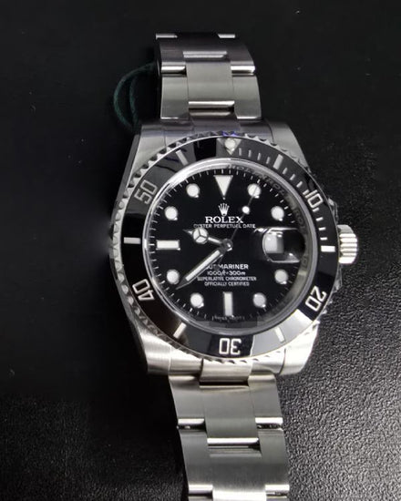 2018 Rolex Submariner Date 40MM Black Dial Oyster Bracelet (116610LN)