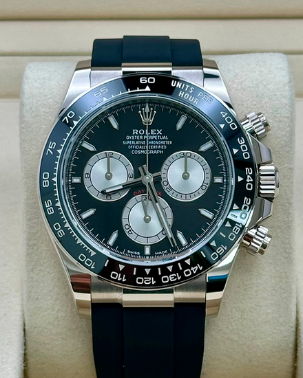 2024 Rolex Cosmograph Daytona 40MM Black Dial Oysterflex Strap (126519LN)