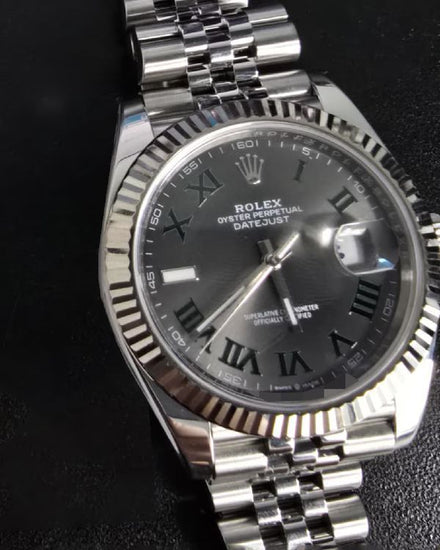 2018 Rolex Datejust "Wimbledon" 41MM Slate Dial Jubilee Bracelet (126334)