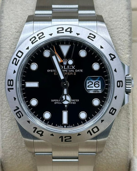 2025 Rolex Explorer II 42MM Black Dial Oyster Bracelet (226570)