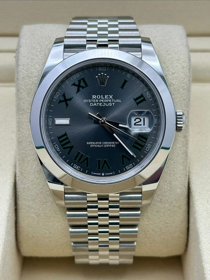 2026 Rolex Datejust "Wimbledon" 41MM Slate Dial Jubilee Bracelet (126300)