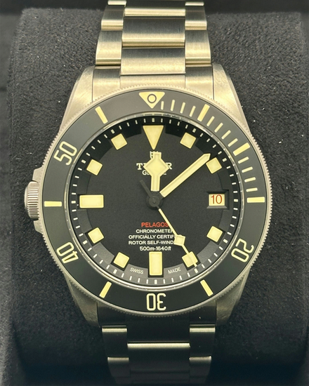 2026 Tudor Pelagos LHD 42MM Black Dial Titanium Bracelet (25610TNL)