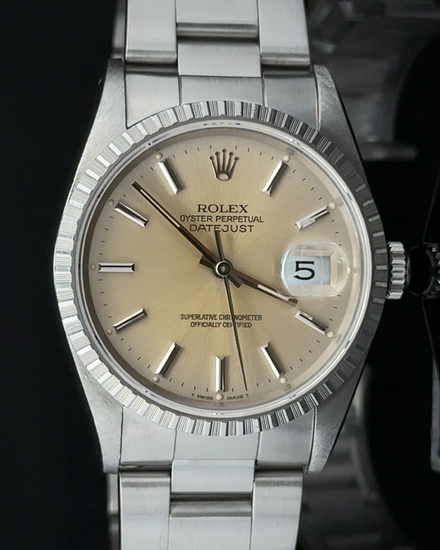 1992 Rolex Datejust 36MM Silver Dial Oyster Bracelet (16220)