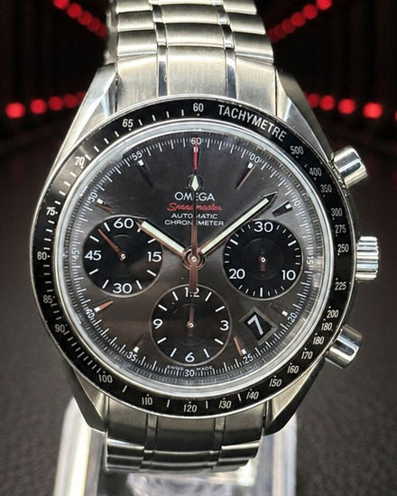 No Reserve - 2015 Omega Speedmaster Date 40MM Grey Dial Steel Bracelet (323.30.40.40.06.001)