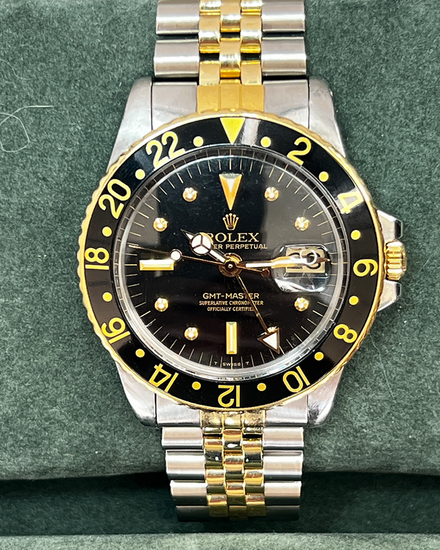 1972 Rolex GMT-Master 40MM Brown Dial Two-Tone Jubilee Bracelet (1675/3)