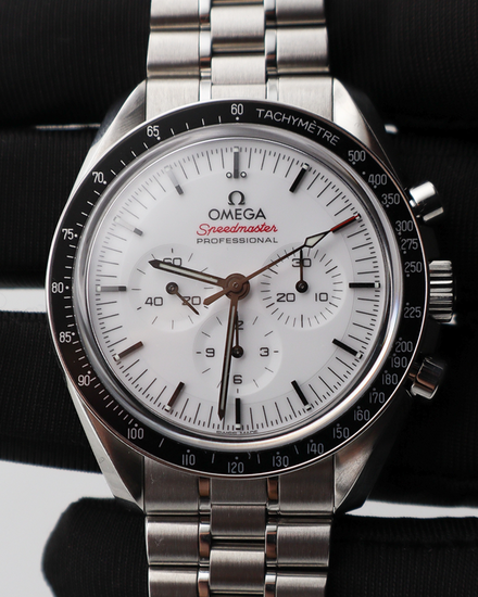 2026 Omega Speedmaster Professional Moonwatch 42MM White Dial Steel Bracelet (310.30.42.50.04.001)