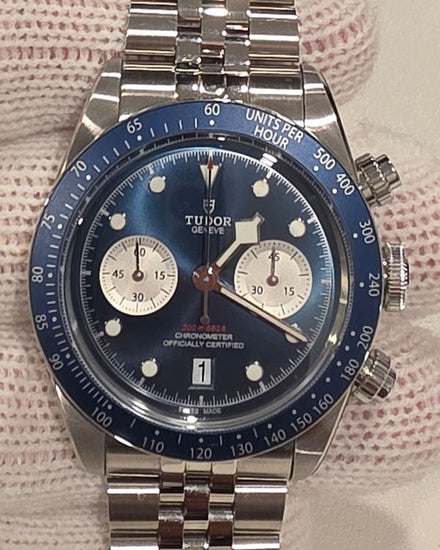 2026 Tudor Black Bay Chrono 41MM Blue Dial Steel Bracelet (79360B)