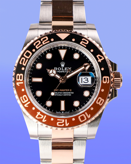 2026 Rolex GMT-Master II "Rootbeer" 40MM Black Dial Two-Tone Oyster Bracelet (126711CHNR)