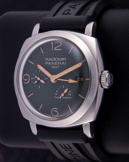 2020 Panerai Radiomir GMT Power Reserve 45MM Green Dial Rubber Strap (PAM00999)