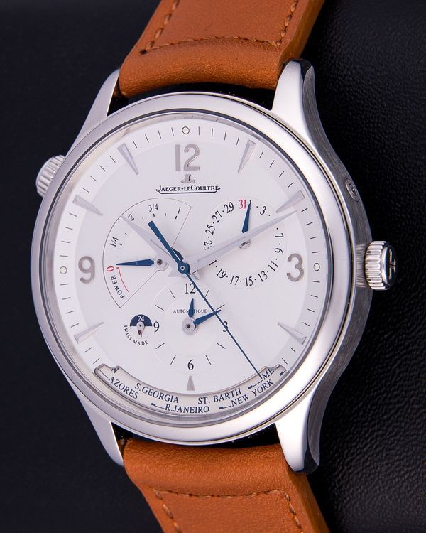 2021 Jaeger-LeCoultre Master Control Geographic 40MM Silver Dial Leather Strap (Q4128420)
