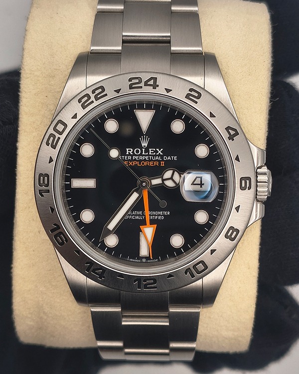 2025 Rolex Explorer II 42MM Black Dial Oyster Bracelet (226570)