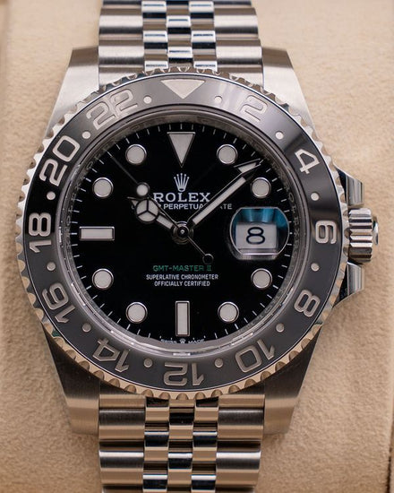 2026 Rolex GMT-Master II "Bruce Wayne" 40MM Black Dial Jubilee Bracelet (126710GRNR)