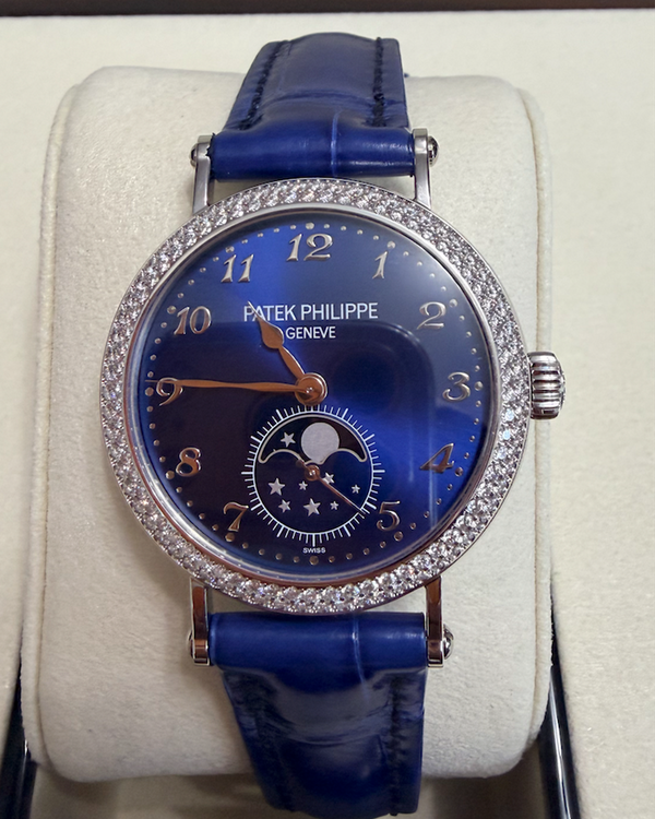 2025 Patek Philippe Complications 33MM Blue Dial Leather Strap (7121/200G-001)