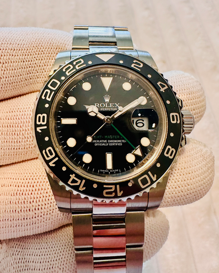 Rolex GMT-Master II 40MM Black Dial Oyster Bracelet (116710LN)